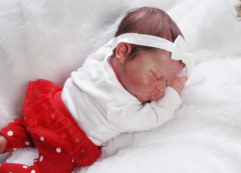 Shows one of my reborn dolls that I made