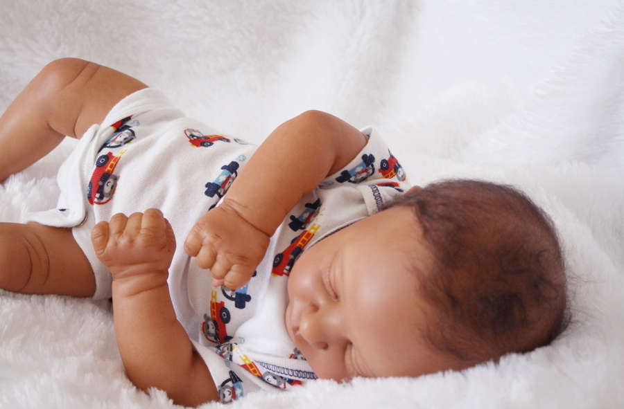 Shows one of my reborn dolls that I made