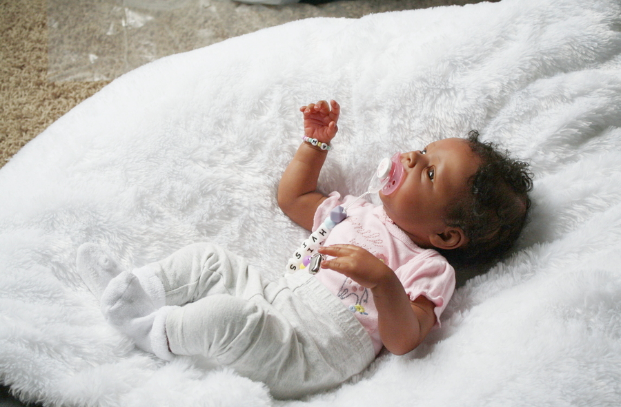 Shows one of my reborn dolls that I made