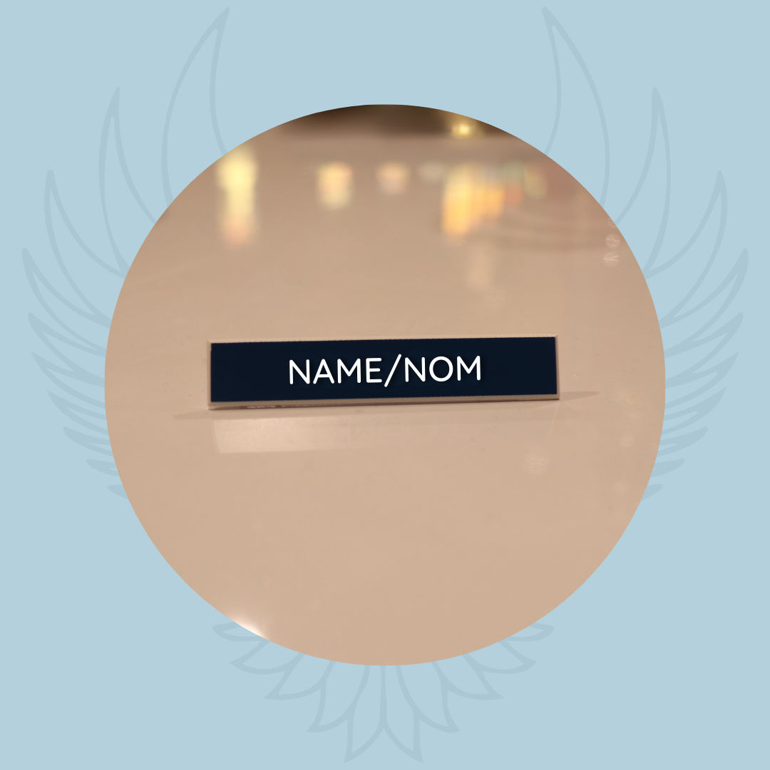 Replacement Name Tag / Badges nominatifs remplacement