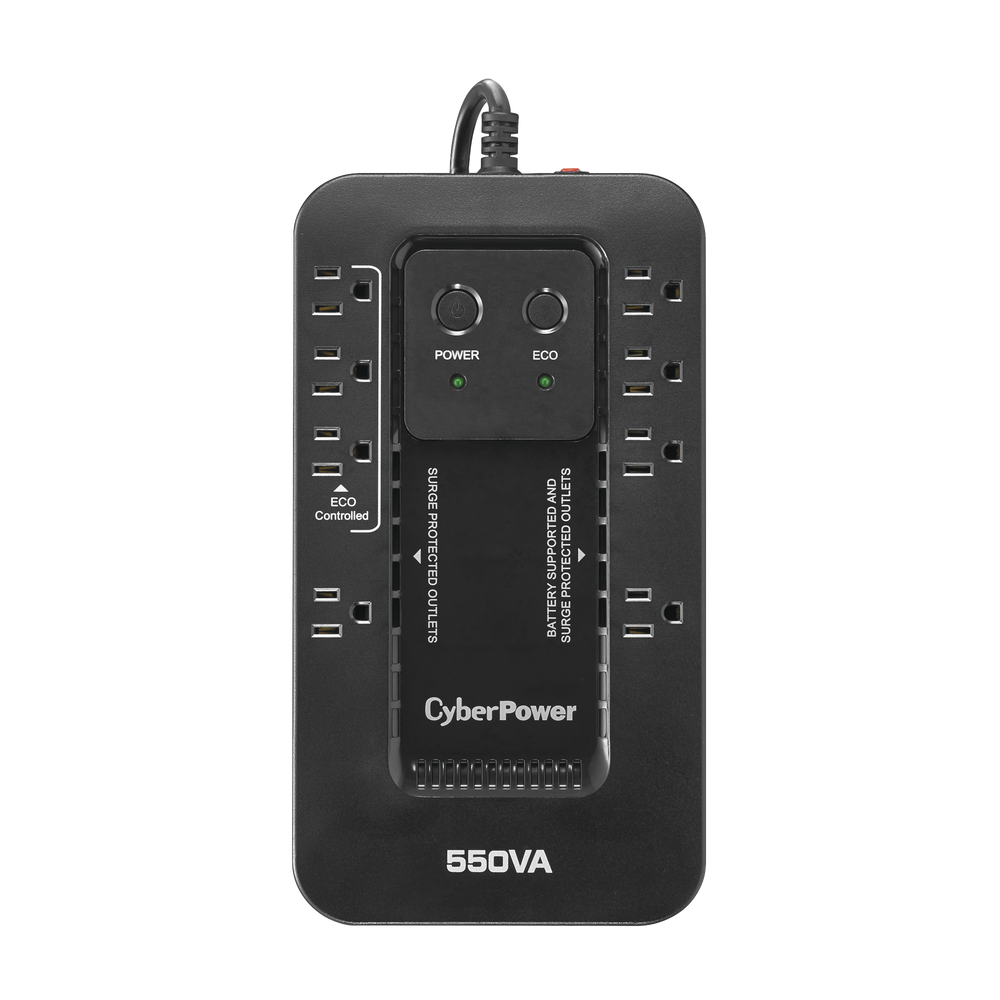 UPS de 550 VA/330 W, Topología Standby con Modo Ahorrador ECO, Entrada 120 Vca N