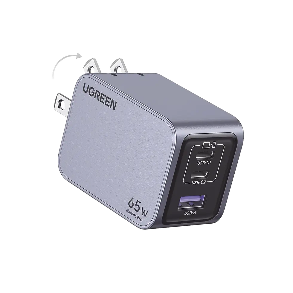 Miniatura: Cargador de 65W serie Nexode Pro | 3 Puertos de Carga Rápida | 2 USB-C | 1 USB-A