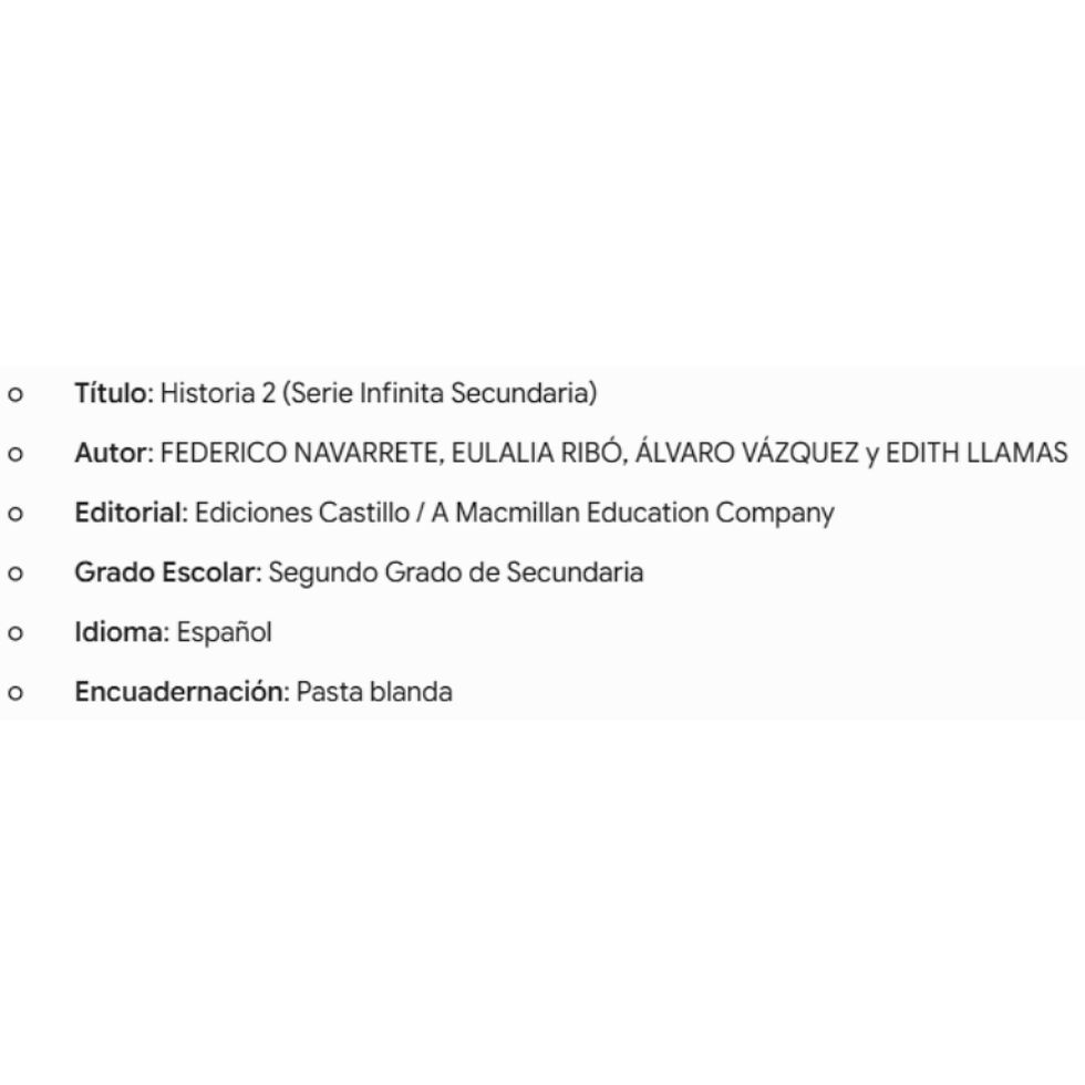 Miniatura: HISTORIA 2 (SERIE INFINITA) de FEDERICO NAVARRETE, EULALIA RIBÓ, ÁLVARO VÁZQUEZ
