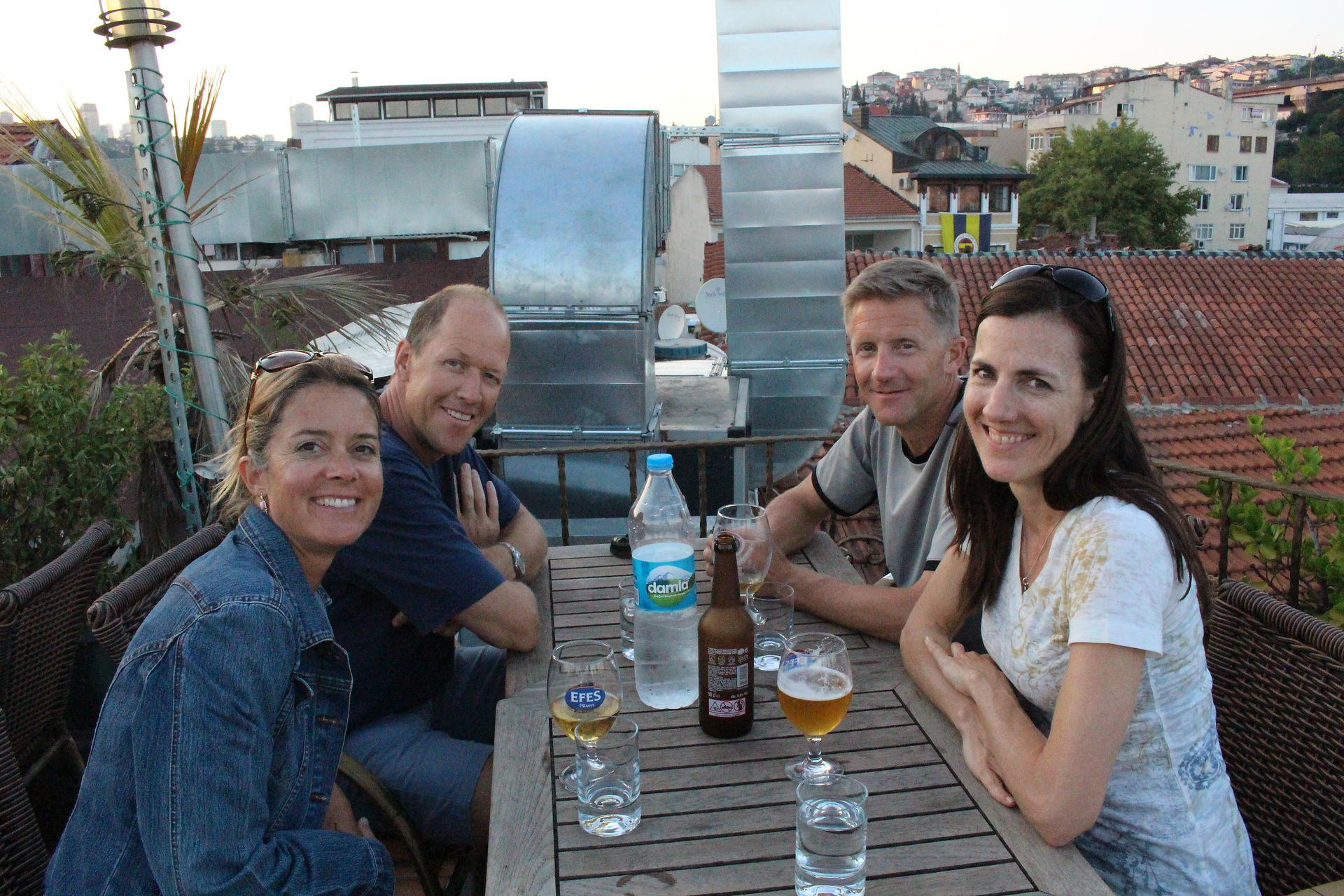 Rooftop dinner