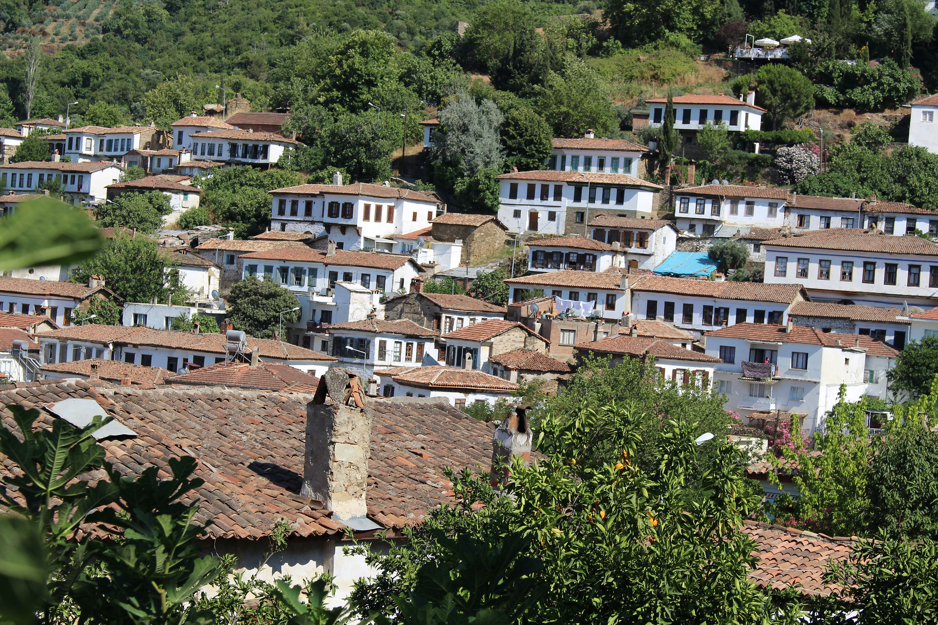 The village with small shops
