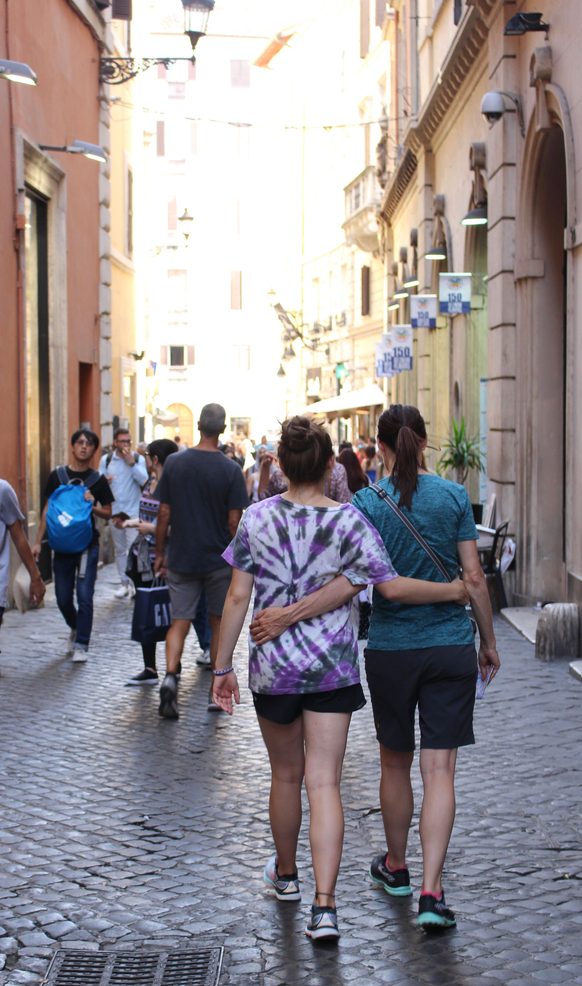 Walking the streets of Rome
