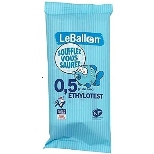 Ethylotest dans son emballage bleu
