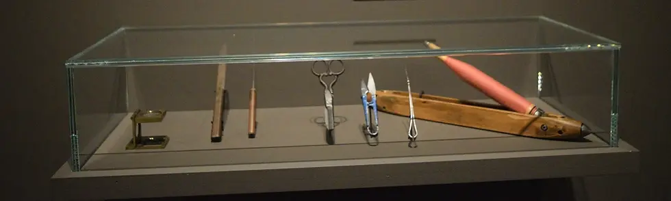 exemple d'outils utilisés dans la fabrication du textile