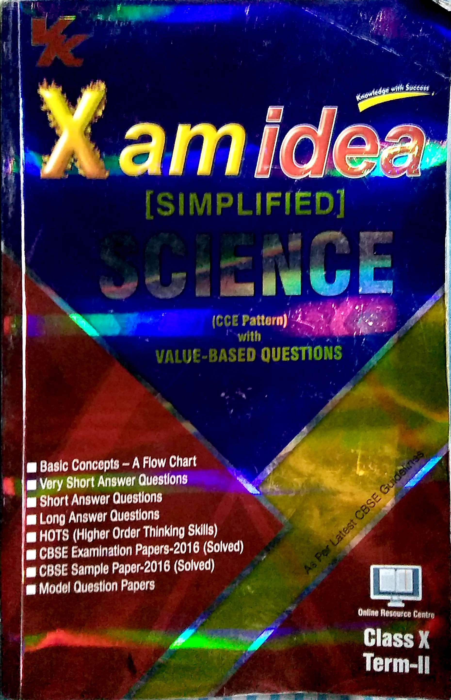 Xam Idea Science Class X term 2