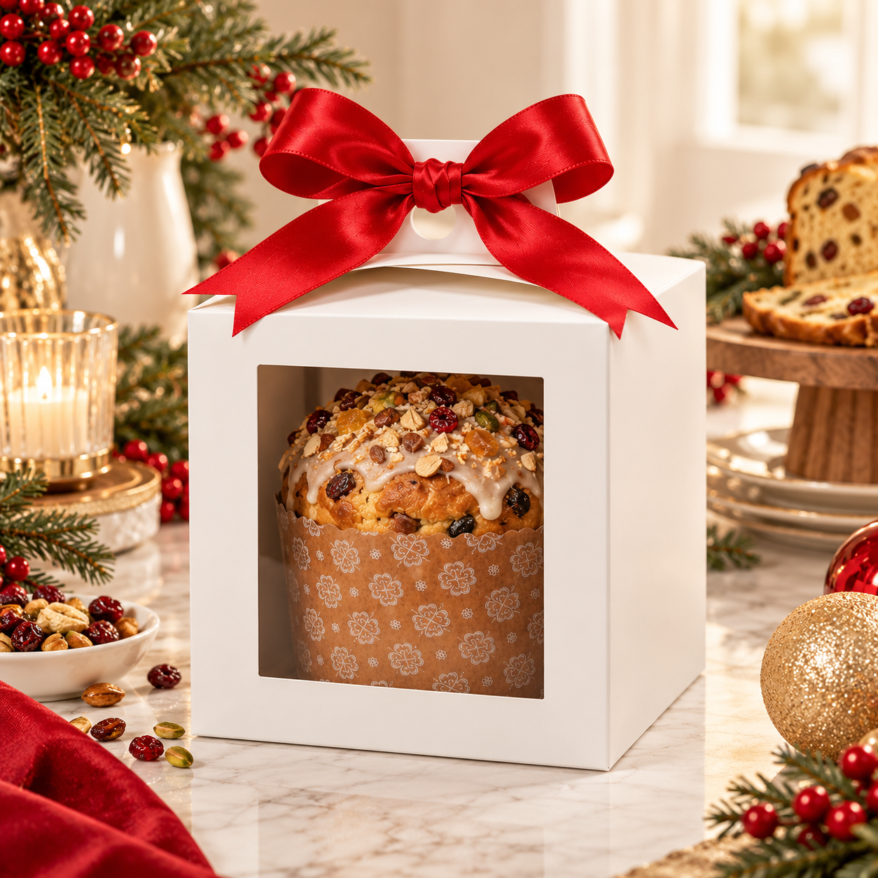 CAJA PAN DULCE 1 K. CON VISOR 15X15X21 - GER062