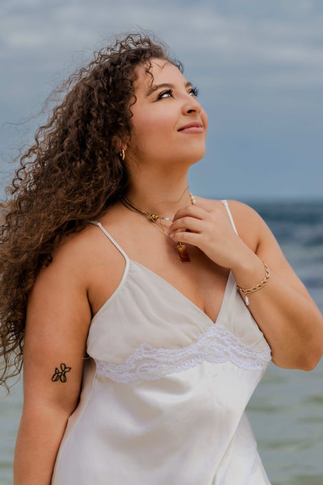 Family at the Beach. Photographer in Cancún.