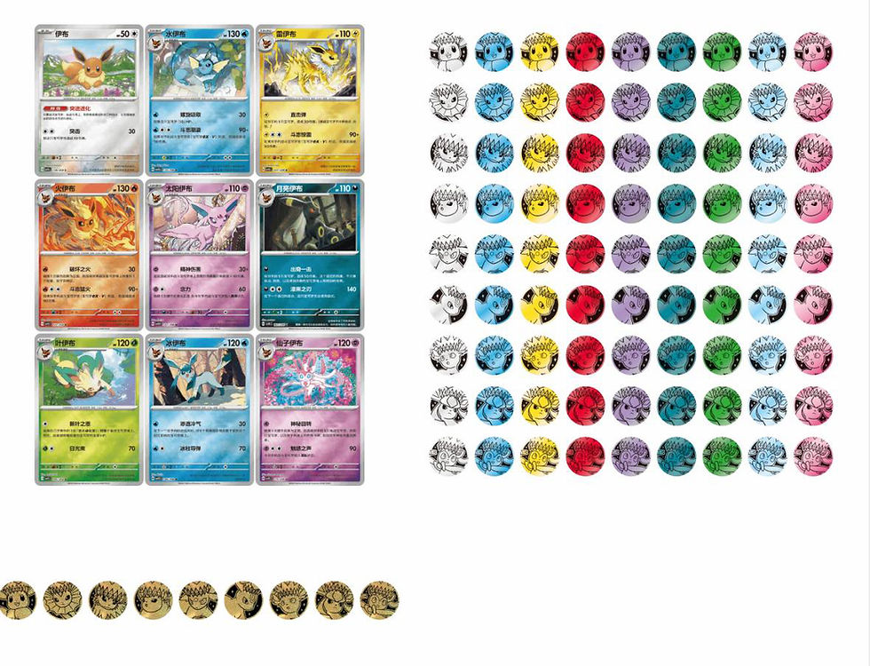Thumbnail: PO SIMPLIFIED CHINESE PRISMATIC - BLOOMING LEGEND COIN SET