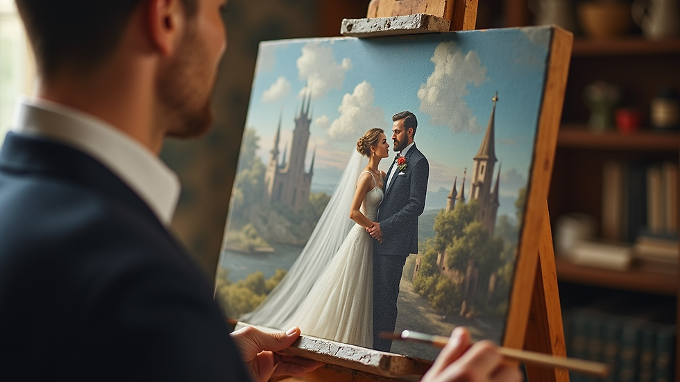 Experience Elegance with a Luxury Wedding Painter
