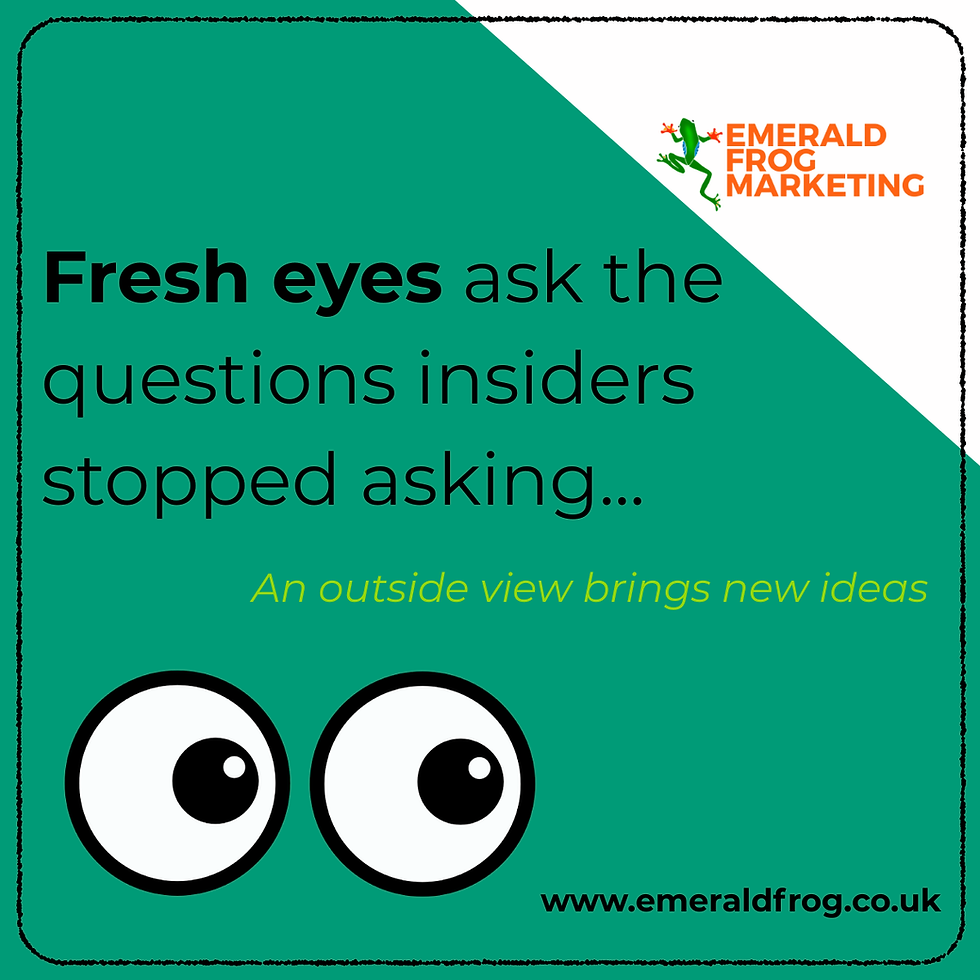 Do you need someone who's marketed in your industry before?