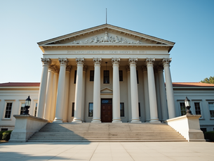 Georgia courthouse exterior with tall white columns — symbolic of personal injury and civil claims