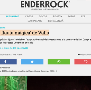 'La flauta màgica' de Valls