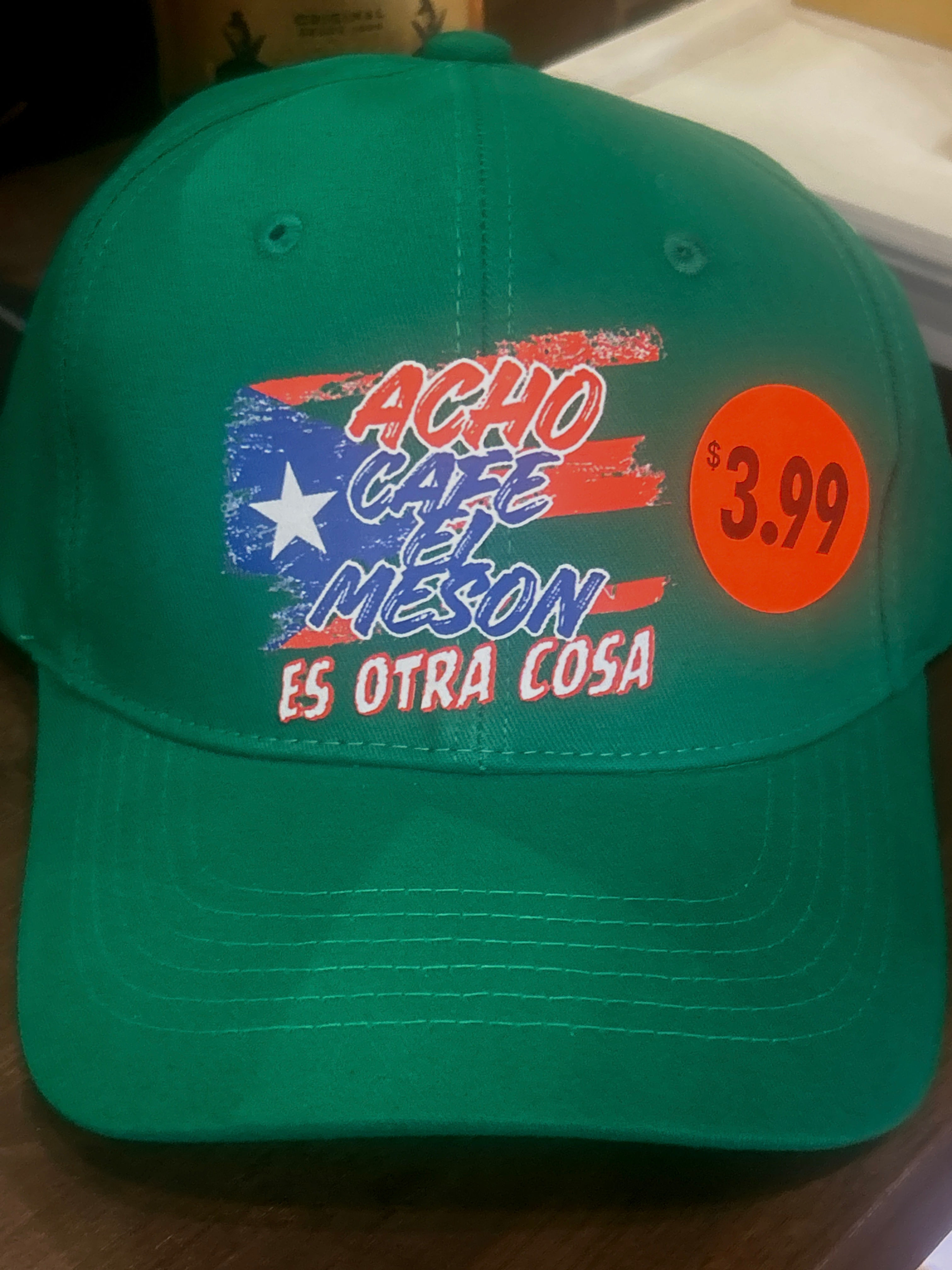 Gorra  “Acho Café El Mesón es otra cosa”