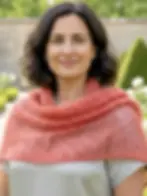 Modèle à tricoter écharpe angora Florine