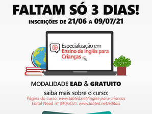 Curso de Especialização em Ensino de Inglês para Crianças