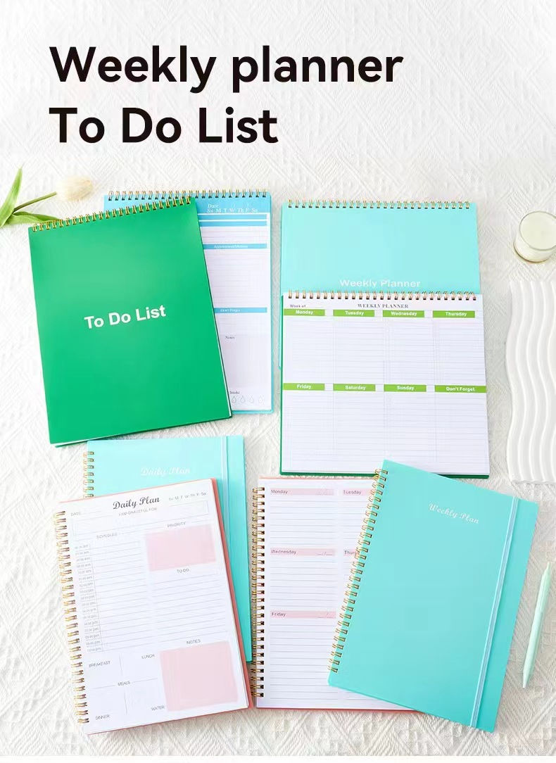 Custom Cross-border Amazon English Weekly/Daily Planner