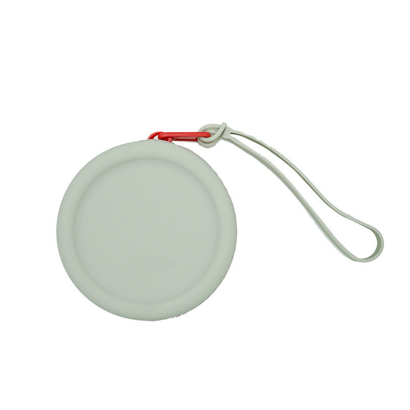 Thumbnail: Silicone Zipper Round Purse