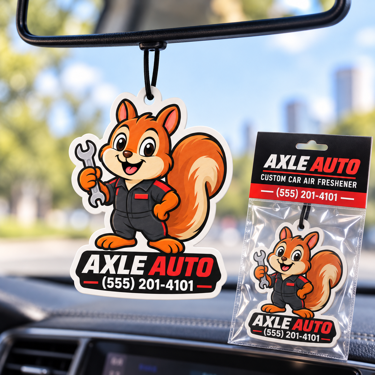 Custom Shape Paper Car Air Fresheners