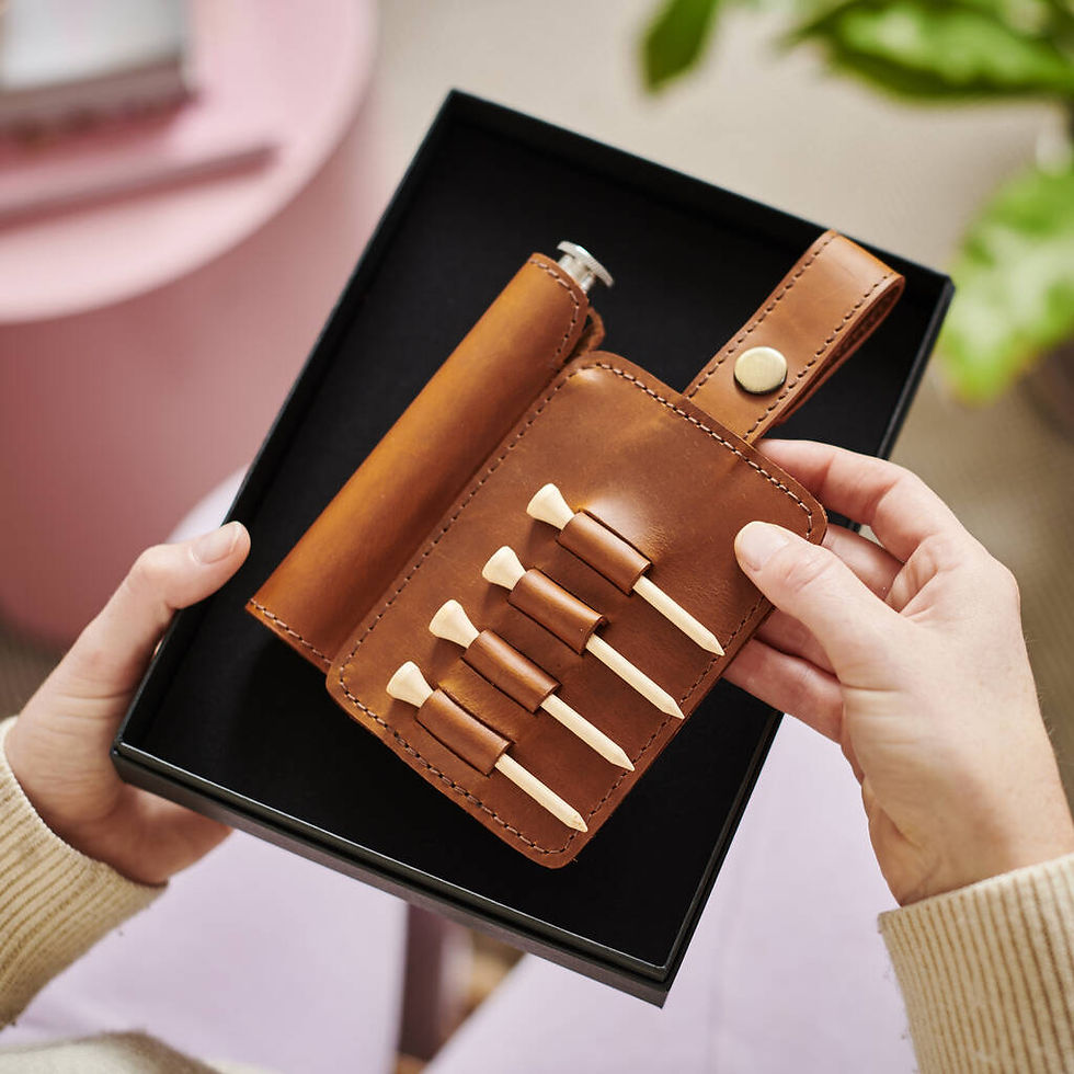 Thumbnail: LEATHER GOLF TEE HOLDER