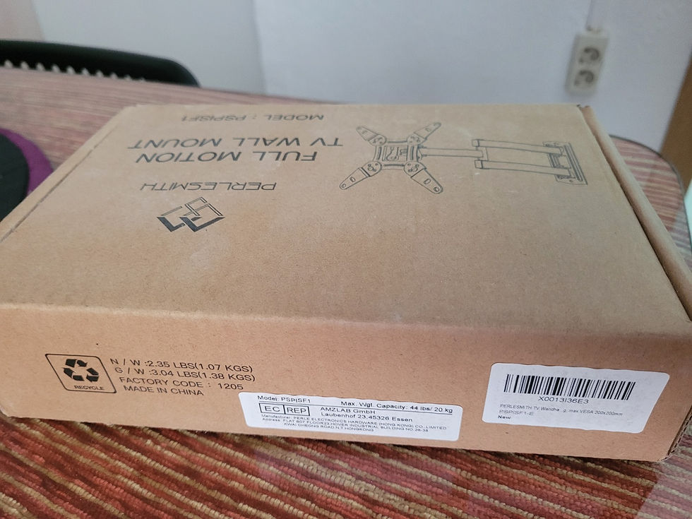 Thumbnail: Perlesmith Full Motion TV wall Mount