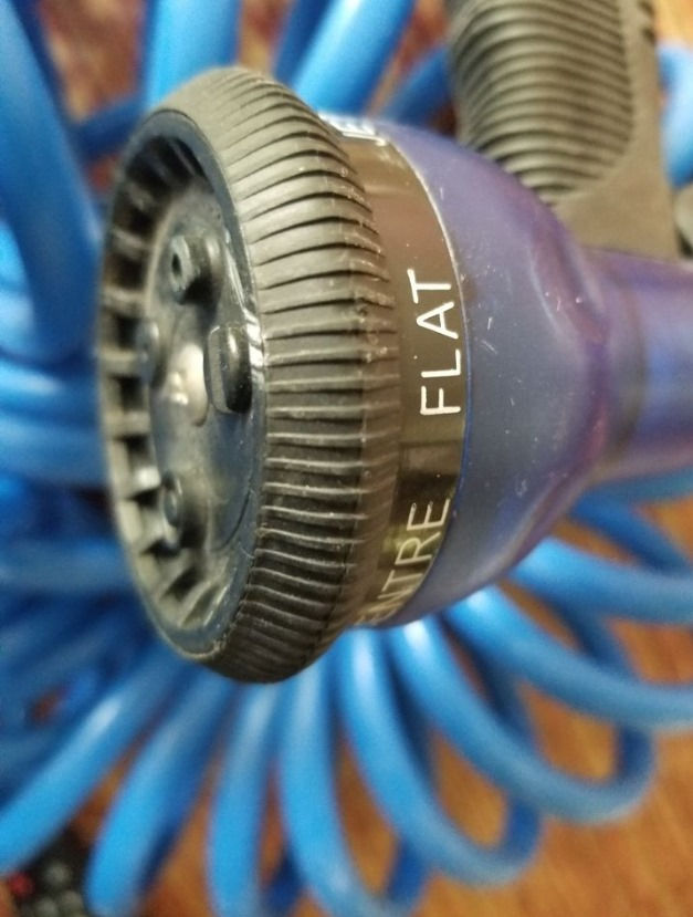 Thumbnail: 100ft 30m Retráctil tubo de Jardín Manguera Agua con Castración Gun Tobera (azul