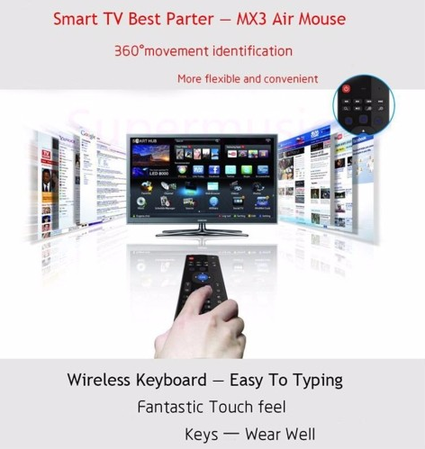 Thumbnail: MX3 Air Mouse Wireless 2.4G Remote Control Keyboard