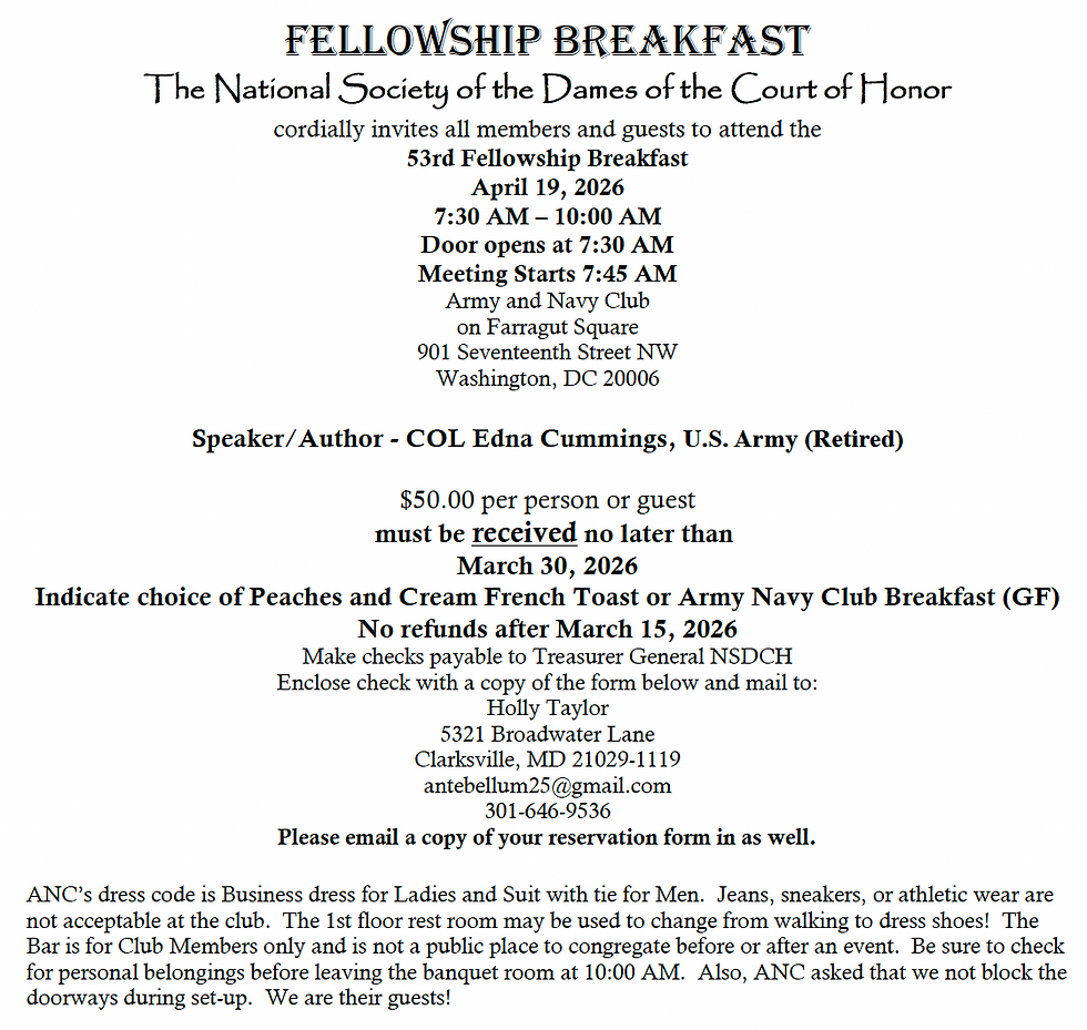 2026 Fellowship Breakfast