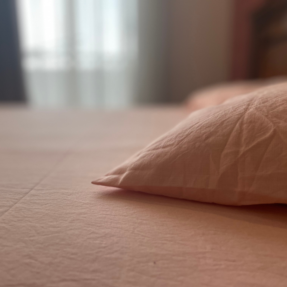 Washed Cotton Percale Sheet Set : Jaipuri Pink