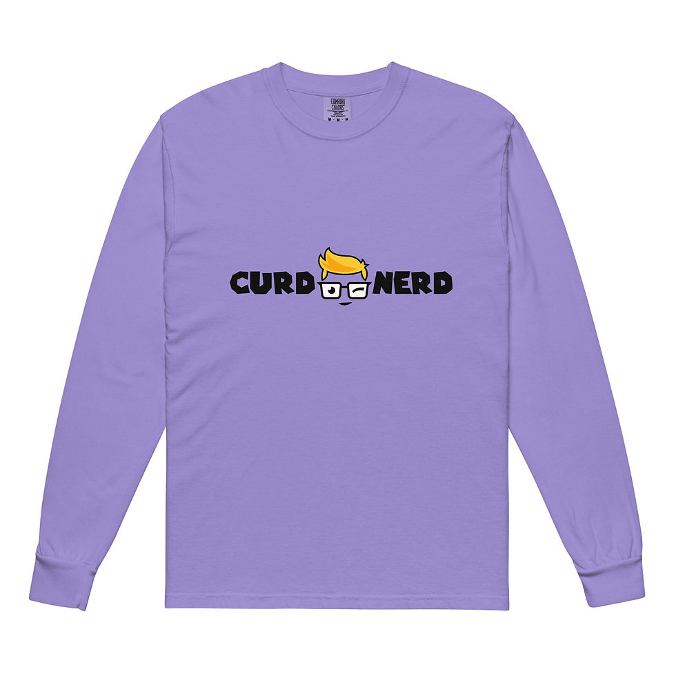 Thumbnail: curd nerd long-sleeve shirt