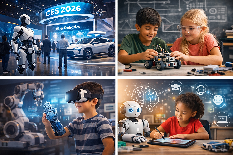 From CES 2026 to the Classroom: Why AI and Robotics Matter for Kids