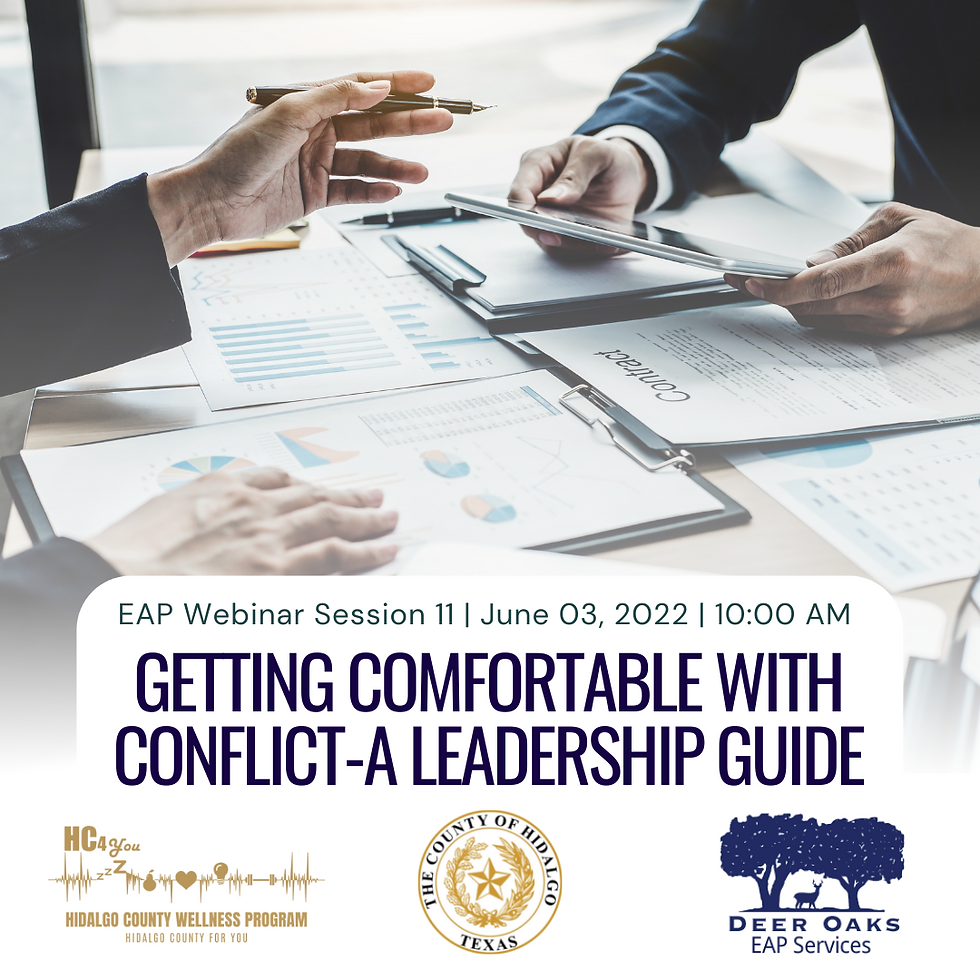 EAP Webinar: Getting Comfortable With Conflict-A Leadership Guide