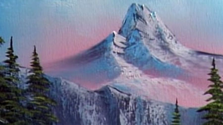 Twilight Mountain Peaks – Bob Ross Painting Class