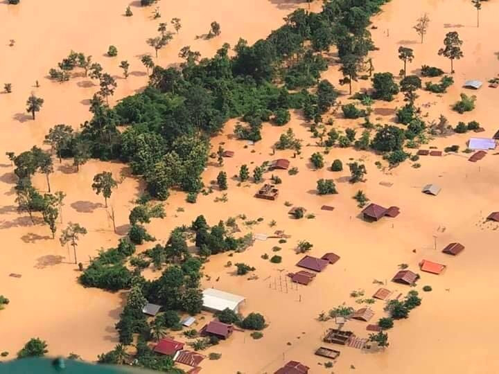 Aerial View of the Flood