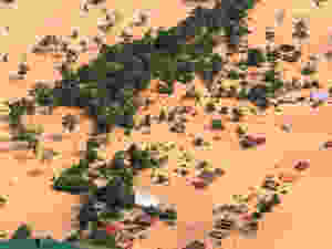 Aerial View of the Flood
