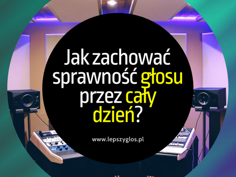 Jak zachować sprawność głosu przez cały dzień? Trzy zasady długodystansowców