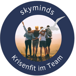 Logo skyminds Krisenfit im Team