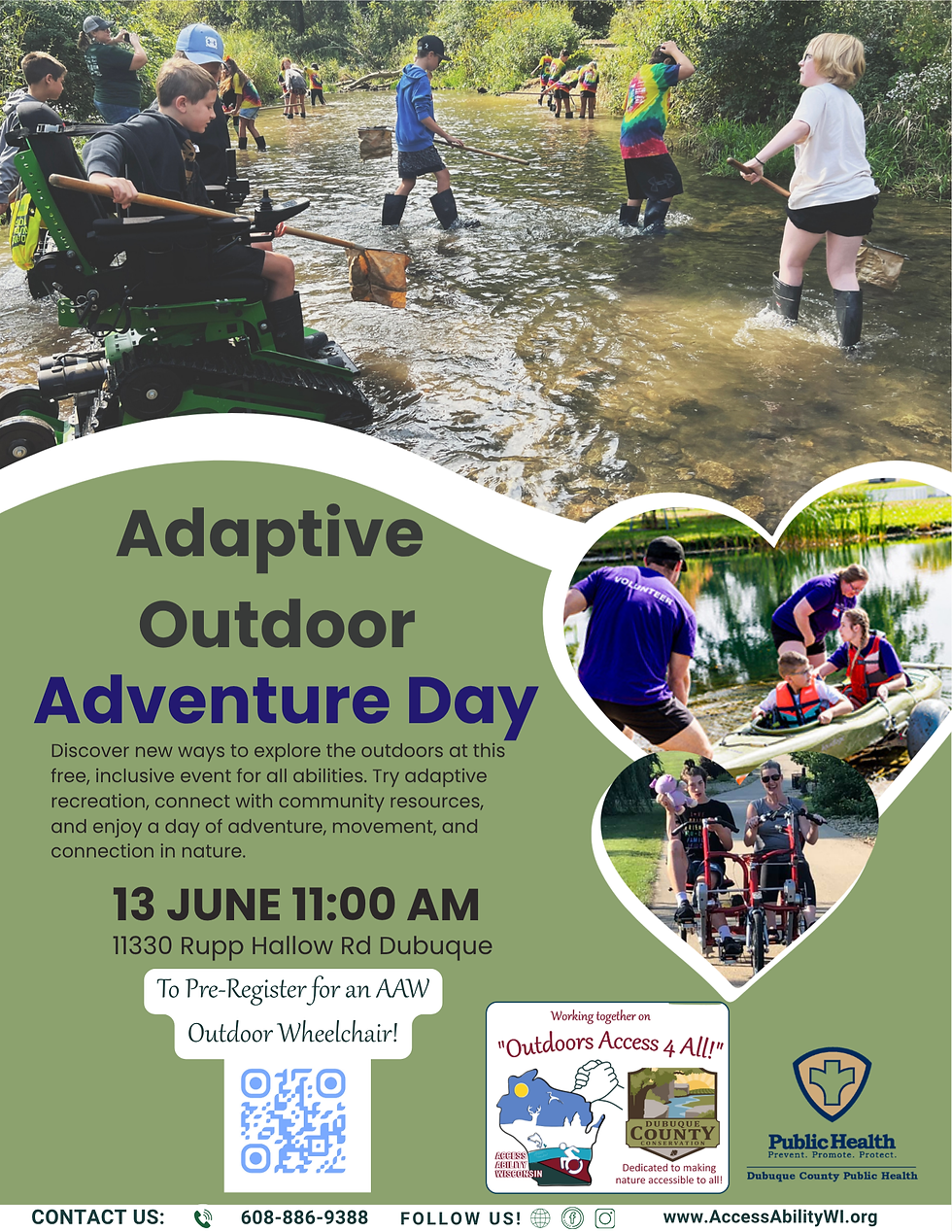 '26 Dubuque County IA - AAW OA4A Adaptive Outdoor Adventure Day