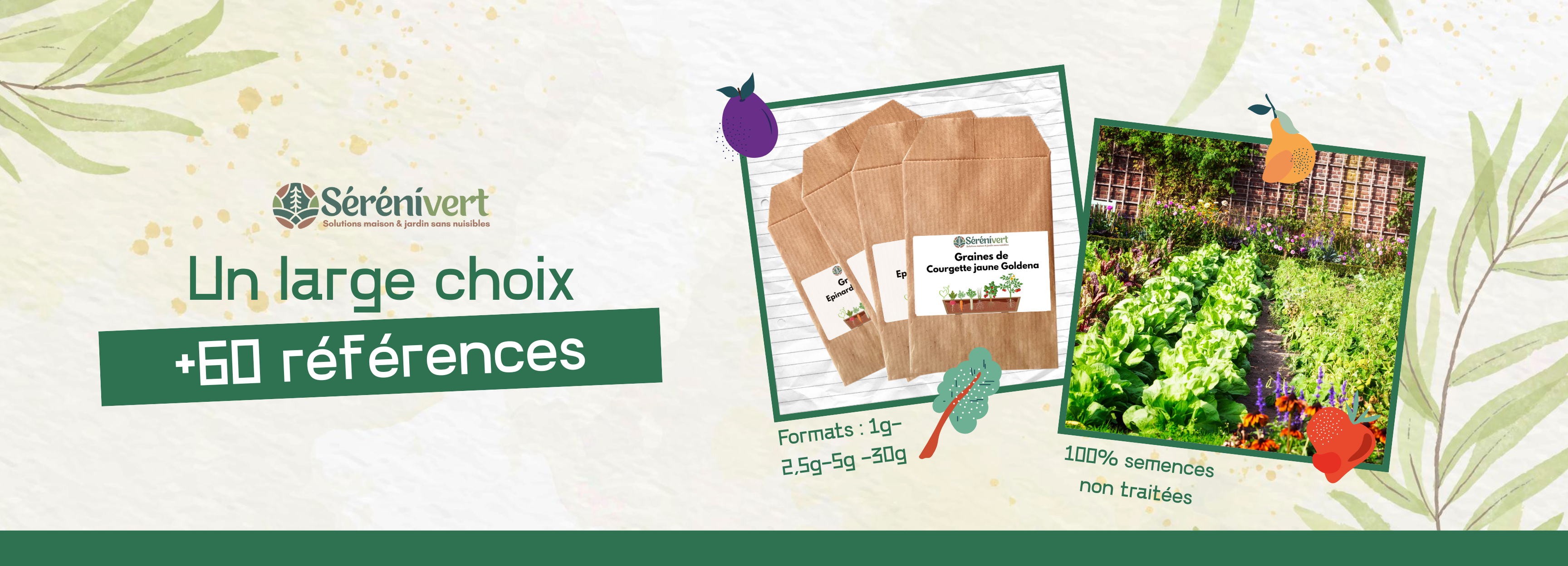 Graines et semences pour potager 