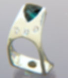 14K Ring with London Blue Topaz and