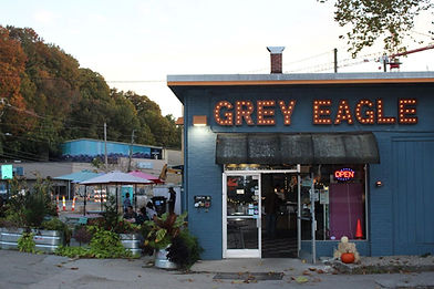 The Grey Eagle exterior front view.