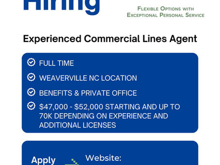 Join Peterson Insurance Group: Now Hiring Commercial Lines Agent