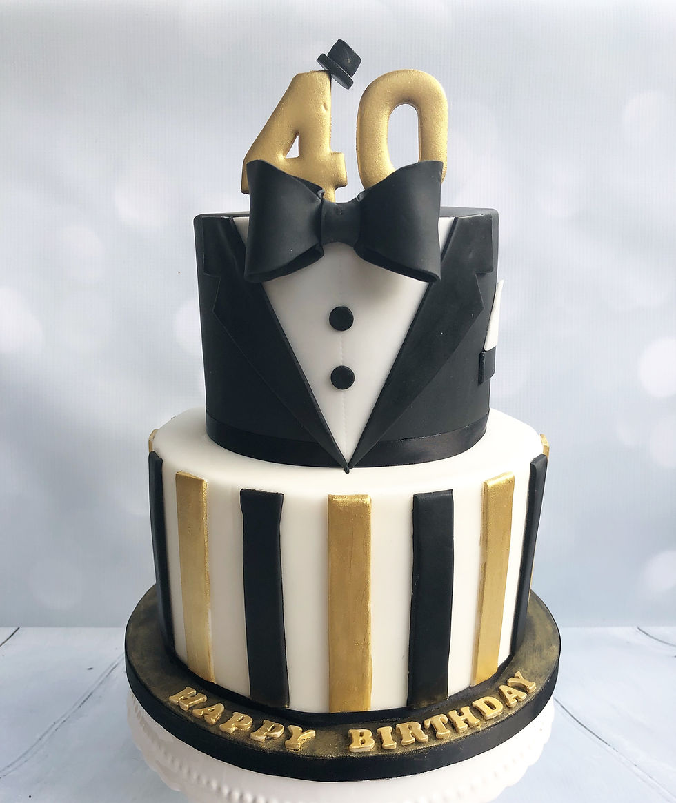 tuxedo cake