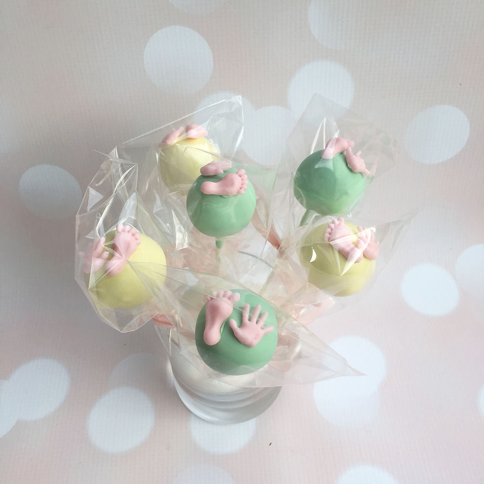 mint and yellow baby feet