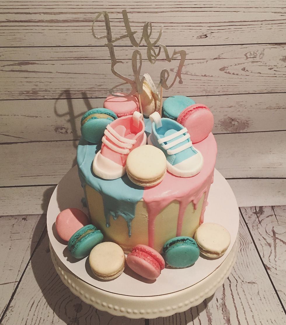 Baby Reveal Cake
