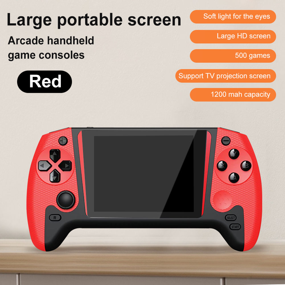 3.5inch LCD Screen Retro Handheld Game Console Built-in 500 Games Gaming Console