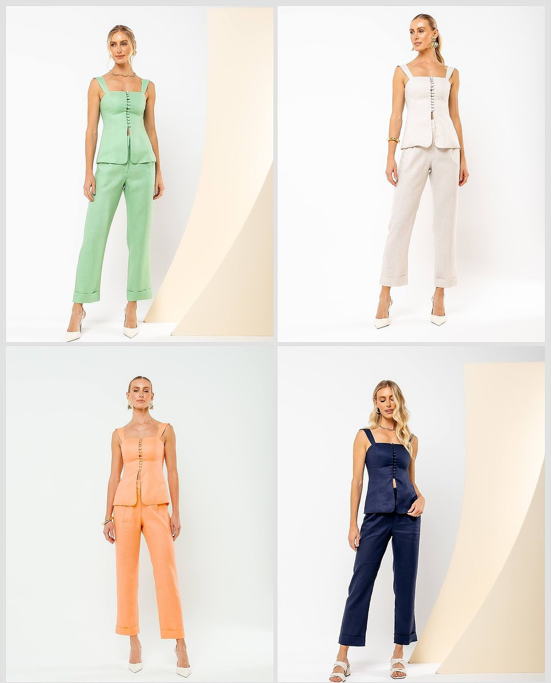 Corsellet multi botoes